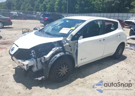 2017 Nissan Leaf S z USA, uszkodzony, nr VIN 1N4BZ0CP1HC309791